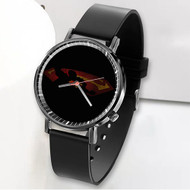 Onyourcases Superman Silhouette Custom Watch Awesome Unisex Black Classic Plastic Quartz Top Brand Watch for Men Women Premium with Gift Box Watches