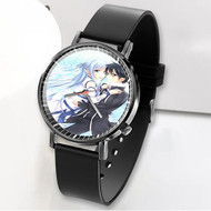 Onyourcases Sword Art Online Custom Watch Awesome Unisex Black Classic Plastic Quartz Top Brand Watch for Men Women Premium with Gift Box Watches