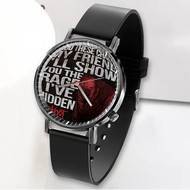 Onyourcases The Devil In I Slipknot Lyrics Custom Watch Awesome Unisex Black Classic Plastic Quartz Top Brand Watch for Men Women Premium with Gift Box Watches