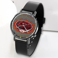 Onyourcases The Grateful Dead Custom Watch Awesome Unisex Black Classic Plastic Quartz Top Brand Watch for Men Women Premium with Gift Box Watches