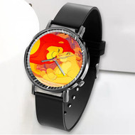 Onyourcases The Lion King Custom Watch Awesome Unisex Black Classic Plastic Quartz Top Brand Watch for Men Women Premium with Gift Box Watches