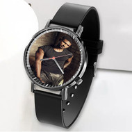Onyourcases Usher Singer Custom Watch Awesome Unisex Black Classic Plastic Quartz Top Brand Watch for Men Women Premium with Gift Box Watches