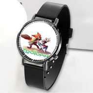 Onyourcases Zootopia Disney Custom Watch Awesome Unisex Black Classic Plastic Quartz Top Brand Watch for Men Women Premium with Gift Box Watches