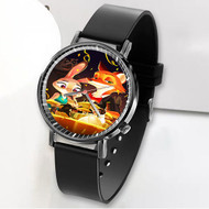 Onyourcases Zootopia Wedding Custom Watch Awesome Unisex Black Classic Plastic Quartz Top Brand Watch for Men Women Premium with Gift Box Watches