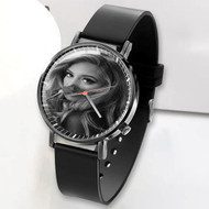 Onyourcases Alina Baraz Custom Watch Awesome Unisex Black Classic Plastic Quartz Watch for Men Women Top Brand Premium with Gift Box Watches
