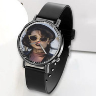 Onyourcases Allie X Custom Watch Awesome Unisex Black Classic Plastic Quartz Watch for Men Women Top Brand Premium with Gift Box Watches