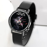 Onyourcases Atlas Genius Custom Watch Awesome Unisex Black Classic Plastic Quartz Watch for Men Women Top Brand Premium with Gift Box Watches