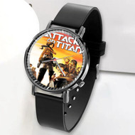 Onyourcases Attack on Titan Custom Watch Awesome Unisex Black Classic Plastic Quartz Watch for Men Women Top Brand Premium with Gift Box Watches