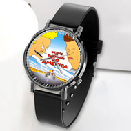 Onyourcases Beavis And Butt Head Do America Custom Watch Awesome Unisex Black Classic Plastic Quartz Watch for Men Women Top Brand Premium with Gift Box Watches