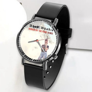 Onyourcases Bhad Bhabie Rubbin Off The Paint Custom Watch Awesome Unisex Black Classic Plastic Quartz Watch for Men Women Top Brand Premium with Gift Box Watches