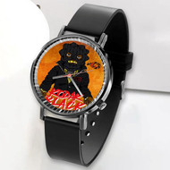 Onyourcases Black Cats Kodak Black Custom Watch Awesome Unisex Black Classic Plastic Quartz Watch for Men Women Top Brand Premium with Gift Box Watches