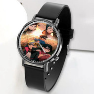 Onyourcases Boruto Custom Watch Awesome Unisex Black Classic Plastic Quartz Watch for Men Women Top Brand Premium with Gift Box Watches