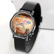 Onyourcases Coco Disney Custom Watch Awesome Unisex Black Classic Plastic Quartz Watch for Men Women Top Brand Premium with Gift Box Watches