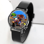 Onyourcases Crash Bandicoot Custom Watch Awesome Unisex Black Classic Plastic Quartz Watch for Men Women Top Brand Premium with Gift Box Watches