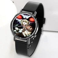 Onyourcases Death Note Anime Custom Watch Awesome Unisex Black Classic Plastic Quartz Watch for Men Women Top Brand Premium with Gift Box Watches