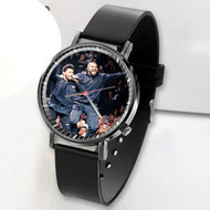 Onyourcases Drake and The Weeknd Custom Watch Awesome Unisex Black Classic Plastic Quartz Watch for Men Women Top Brand Premium with Gift Box Watches