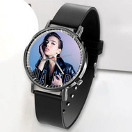 Onyourcases Dua Lipa Custom Watch Awesome Unisex Black Classic Plastic Quartz Watch for Men Women Top Brand Premium with Gift Box Watches