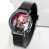 Onyourcases Friday The 13th Lil Wop Custom Watch Awesome Unisex Black Classic Plastic Quartz Watch for Men Women Top Brand Premium with Gift Box Watches