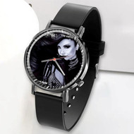 Onyourcases Girlfriend Busta Rhymes Feat Tory Lanez Vybz Kartel Custom Watch Awesome Unisex Black Classic Plastic Quartz Watch for Men Women Top Brand Premium with Gift Box Watches