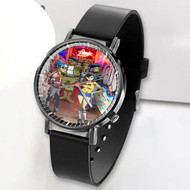 Onyourcases Gorillaz Custom Watch Awesome Unisex Black Classic Plastic Quartz Watch for Men Women Top Brand Premium with Gift Box Watches