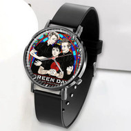 Onyourcases Green Day Greatest Hits God s Favorite Band Custom Watch Awesome Unisex Black Classic Plastic Quartz Watch for Men Women Top Brand Premium with Gift Box Watches