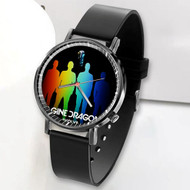 Onyourcases Imagine Dragons Evolve Custom Watch Awesome Unisex Black Classic Plastic Quartz Watch for Men Women Top Brand Premium with Gift Box Watches
