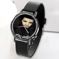 Onyourcases J Cole Dreamville Custom Watch Awesome Unisex Black Classic Plastic Quartz Watch for Men Women Top Brand Premium with Gift Box Watches