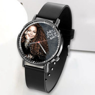 Onyourcases Janet Jackson State of the World Tour Custom Watch Awesome Unisex Black Classic Plastic Quartz Watch for Men Women Top Brand Premium with Gift Box Watches