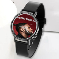 Onyourcases Jason Derulo If I m Lucky Custom Watch Awesome Unisex Black Classic Plastic Quartz Watch for Men Women Top Brand Premium with Gift Box Watches