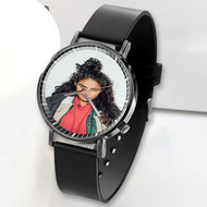 Onyourcases Jessie Reyez Custom Watch Awesome Unisex Black Classic Plastic Quartz Watch for Men Women Top Brand Premium with Gift Box Watches