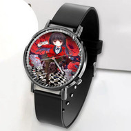 Onyourcases Kakegurui Anime Custom Watch Awesome Unisex Black Classic Plastic Quartz Watch for Men Women Top Brand Premium with Gift Box Watches