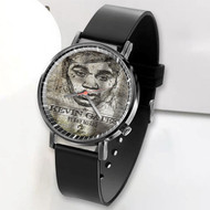 Onyourcases Kevin Gates Custom Watch Awesome Unisex Black Classic Plastic Quartz Watch for Men Women Top Brand Premium with Gift Box Watches