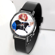 Onyourcases Lil Pump Money Custom Watch Awesome Unisex Black Classic Plastic Quartz Watch for Men Women Top Brand Premium with Gift Box Watches