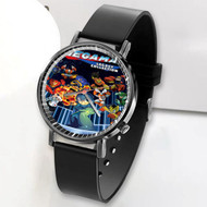 Onyourcases Mega Man Legacy Collection Custom Watch Awesome Unisex Black Classic Plastic Quartz Watch for Men Women Top Brand Premium with Gift Box Watches
