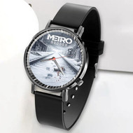 Onyourcases Metro Exodus Custom Watch Awesome Unisex Black Classic Plastic Quartz Watch for Men Women Top Brand Premium with Gift Box Watches