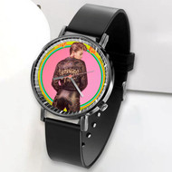Onyourcases MIley Cyrus Younger Now Custom Watch Awesome Unisex Black Classic Plastic Quartz Watch for Men Women Top Brand Premium with Gift Box Watches