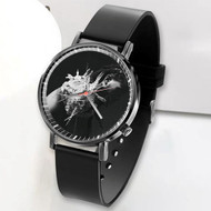 Onyourcases Mwaka Moon Kalash Custom Watch Awesome Unisex Black Classic Plastic Quartz Watch for Men Women Top Brand Premium with Gift Box Watches
