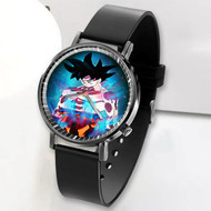 Onyourcases New Level Goku Dragon Ball Super Custom Watch Awesome Unisex Black Classic Plastic Quartz Watch for Men Women Top Brand Premium with Gift Box Watches
