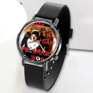 Onyourcases Pierce The Veil Today I Saw The Whole World Custom Watch Awesome Unisex Black Classic Plastic Quartz Watch for Men Women Top Brand Premium with Gift Box Watches