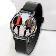 Onyourcases Sebastian Yatra Custom Watch Awesome Unisex Black Classic Plastic Quartz Watch for Men Women Top Brand Premium with Gift Box Watches