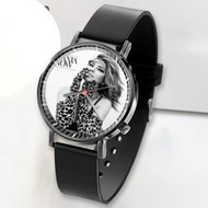 Onyourcases Shania Twain Custom Watch Awesome Unisex Black Classic Plastic Quartz Watch for Men Women Top Brand Premium with Gift Box Watches