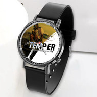 Onyourcases Skales ft Burna Boy Temper Custom Watch Awesome Unisex Black Classic Plastic Quartz Watch for Men Women Top Brand Premium with Gift Box Watches