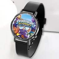 Onyourcases Skylanders Academy Custom Watch Awesome Unisex Black Classic Plastic Quartz Watch for Men Women Top Brand Premium with Gift Box Watches