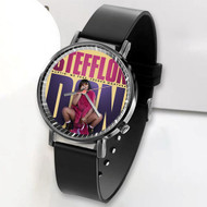 Onyourcases Stefflon Don Custom Watch Awesome Unisex Black Classic Plastic Quartz Watch for Men Women Top Brand Premium with Gift Box Watches