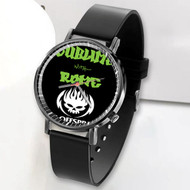 Onyourcases Sublime with Rome and The Offspring Custom Watch Awesome Unisex Black Classic Plastic Quartz Watch for Men Women Top Brand Premium with Gift Box Watches