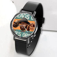 Onyourcases Talib Kweli Feat Rick Ross Yummy Heads Up Eyes Open Custom Watch Awesome Unisex Black Classic Plastic Quartz Watch for Men Women Top Brand Premium with Gift Box Watches