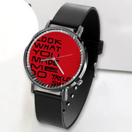 Onyourcases Taylor Swift Look What You Mad Me Do Custom Watch Awesome Unisex Black Classic Plastic Quartz Watch for Men Women Top Brand Premium with Gift Box Watches
