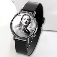 Onyourcases Taylor Swift Reputation Custom Watch Awesome Unisex Black Classic Plastic Quartz Watch for Men Women Top Brand Premium with Gift Box Watches