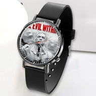 Onyourcases The Evil Within Custom Watch Awesome Unisex Black Classic Plastic Quartz Watch for Men Women Top Brand Premium with Gift Box Watches