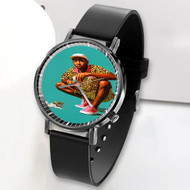 Onyourcases Tyler the Creator Custom Watch Awesome Unisex Black Classic Plastic Quartz Watch for Men Women Top Brand Premium with Gift Box Watches